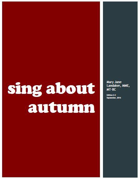 sing about autumn, musictherapyworks.com